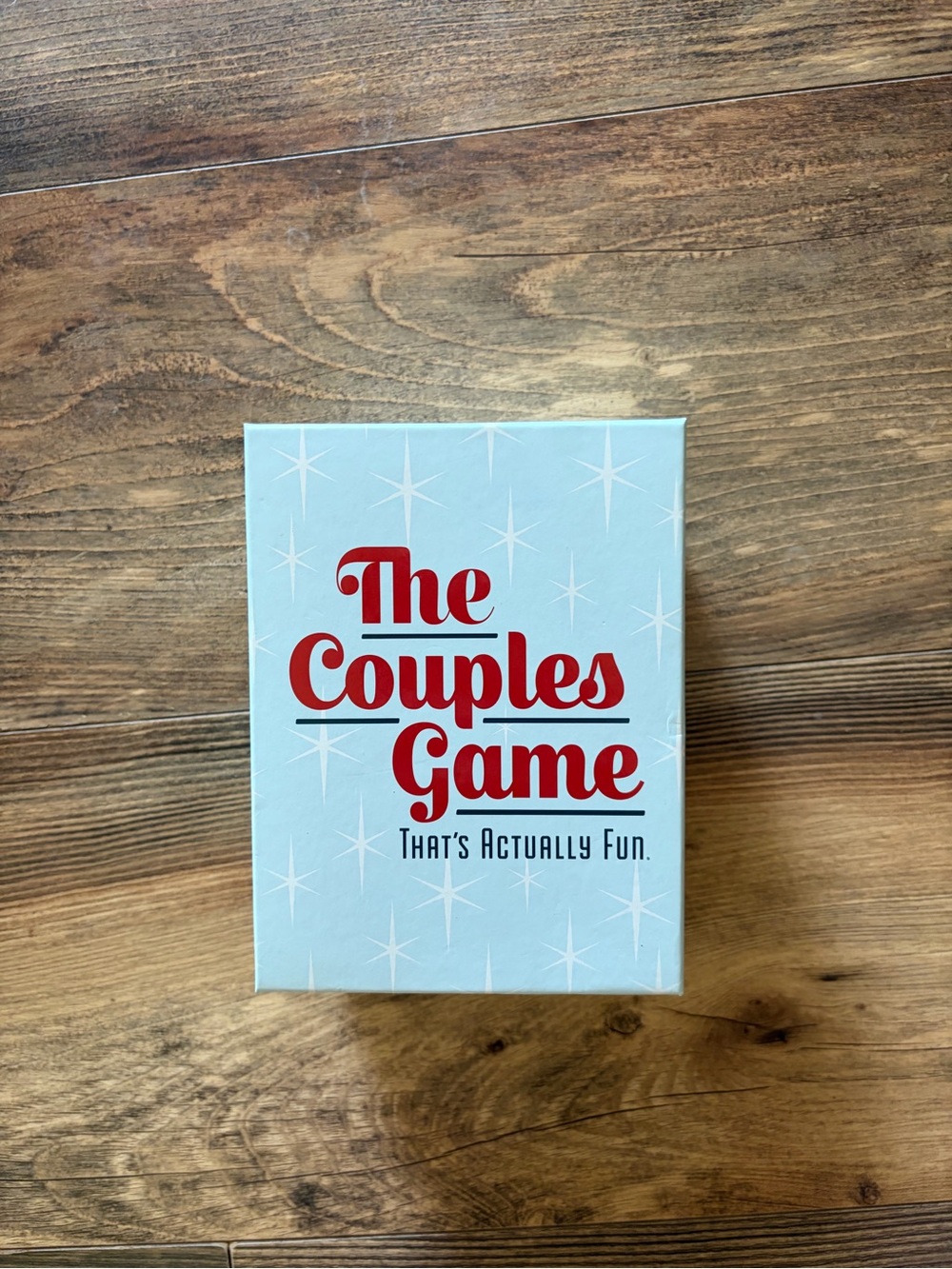 The Couples Game Party Card Game - Light Blue & Red